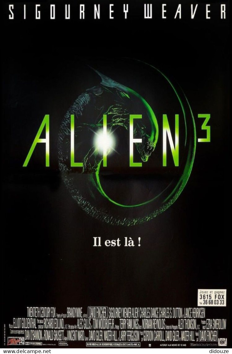 Cinema - Alien 3 - Sigourney Weaver - Affiche De Film - CPM - Carte Neuve - Voir Scans Recto-Verso - Affiches Sur Carte