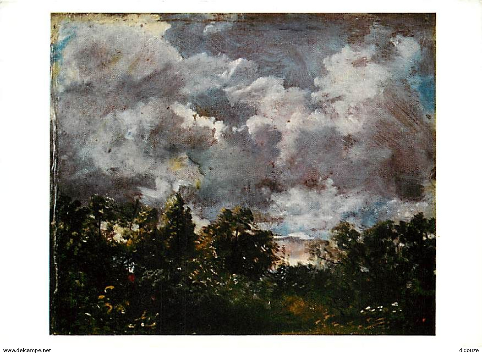 Art - Peinture - John Constable - Study Of Sky And Trees - Carte Neuve - CPM - Voir Scans Recto-Verso - Pintura & Cuadros