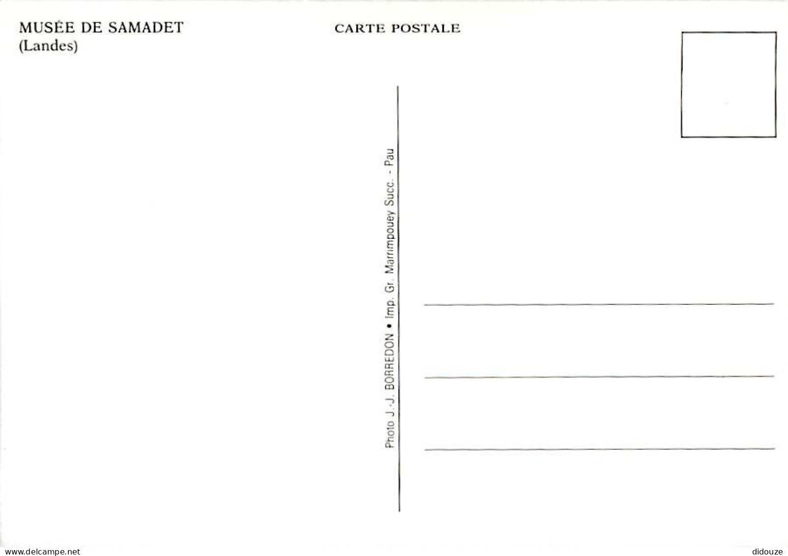 Art - Porcelaine - Musée De Samadet ( Landes ) - Carte Neuve - CPM - Voir Scans Recto-Verso - Kunstvoorwerpen