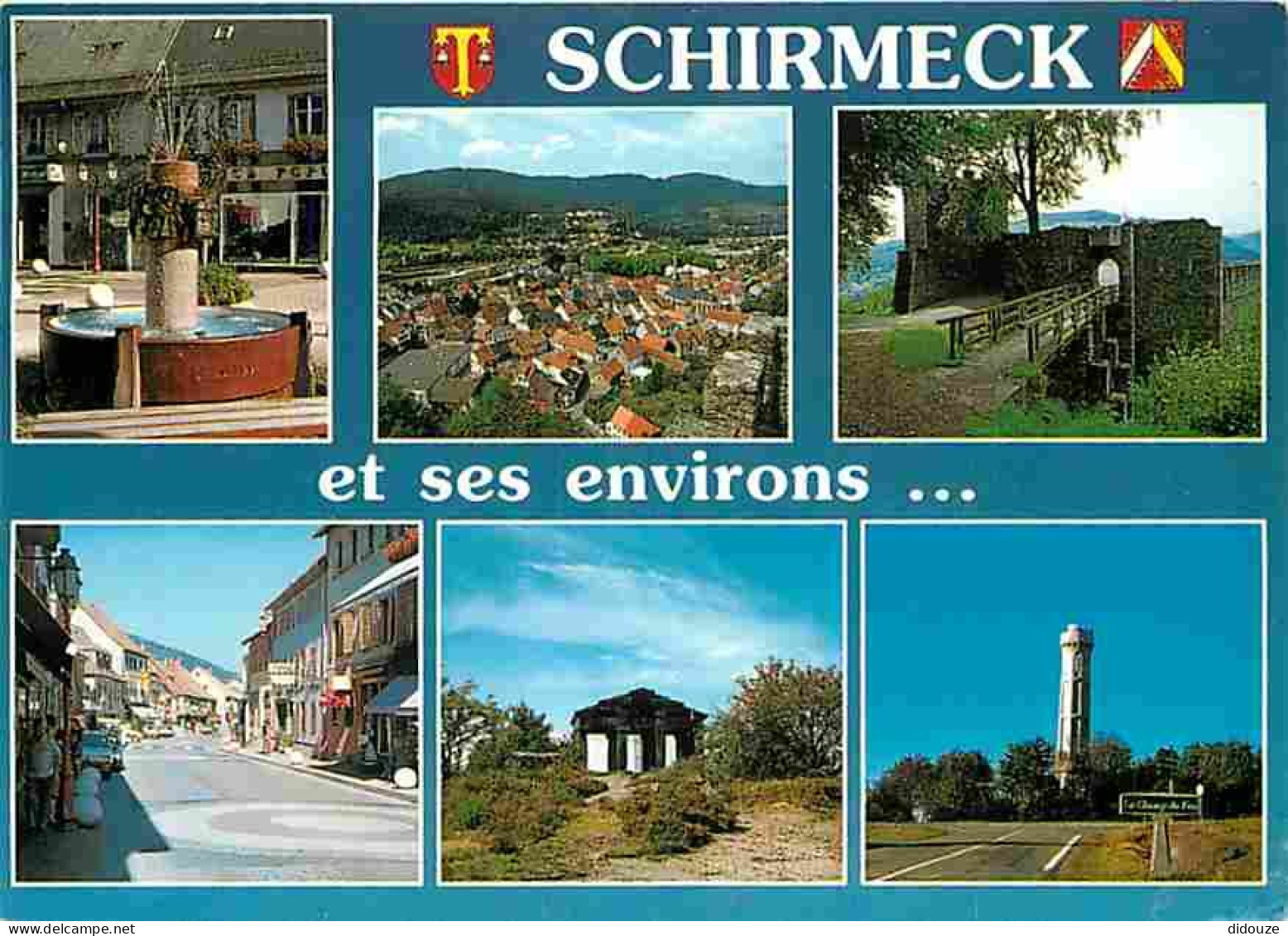 67 - Schirmeck - Et Ses Environs - Multivues - Blasons - Flamme Postale - CPM - Voir Scans Recto-Verso - Schirmeck