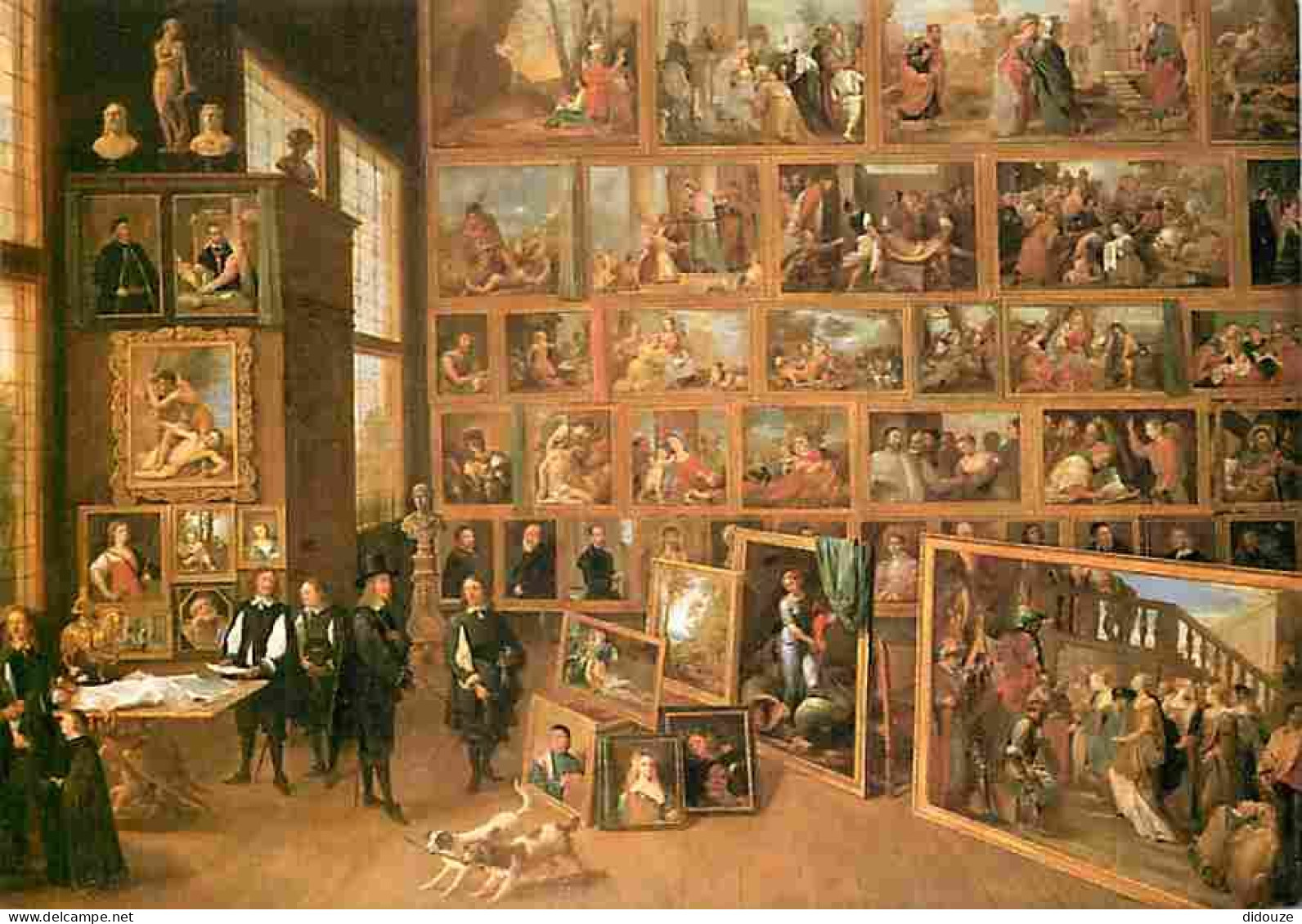 Art - Peinture - David Teniers - L'Archeveque Léopold Guillaume Contemplant Les Peintures De Sa Galerie De Bruxelles - C - Malerei & Gemälde