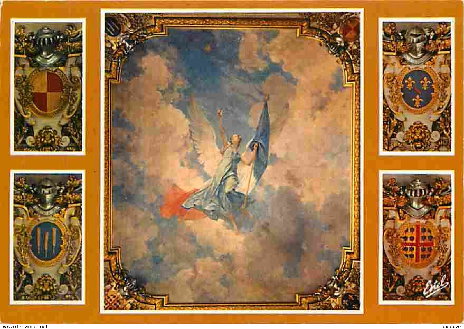 Art - Le Valois - Chantilly - Le Plafond De L'Escalier D'honneur Du Château Entouré Des Armes Des Propriétaires - CPM -  - Sonstige & Ohne Zuordnung