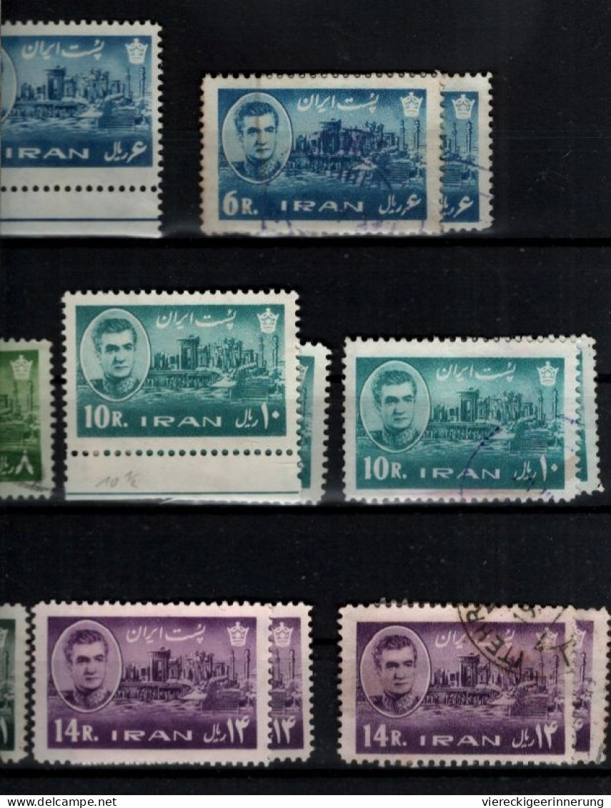 ! Persien, Persia, Iran, 1962, Lot of 103 stamps