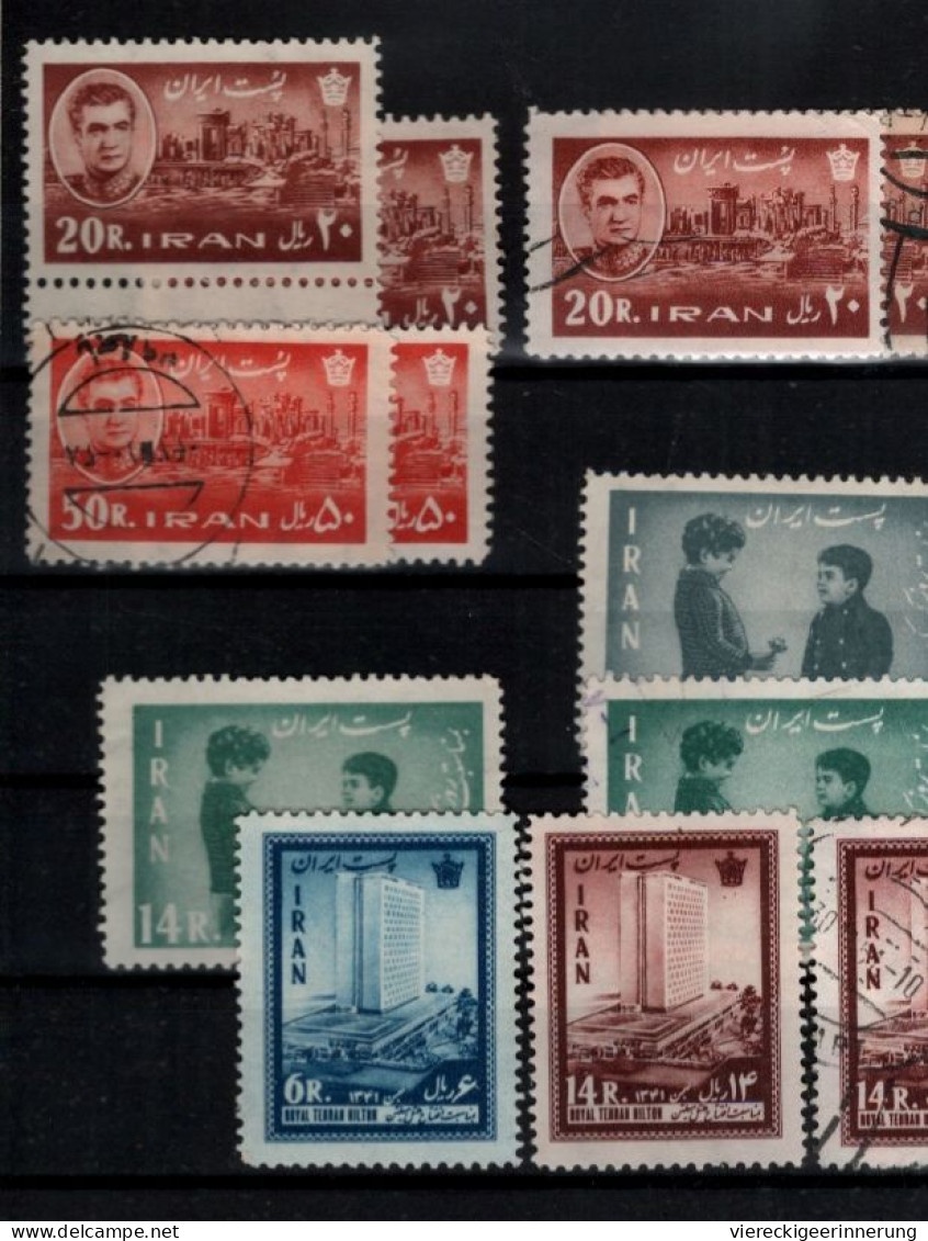 ! Persien, Persia, Iran, 1962, Lot of 103 stamps