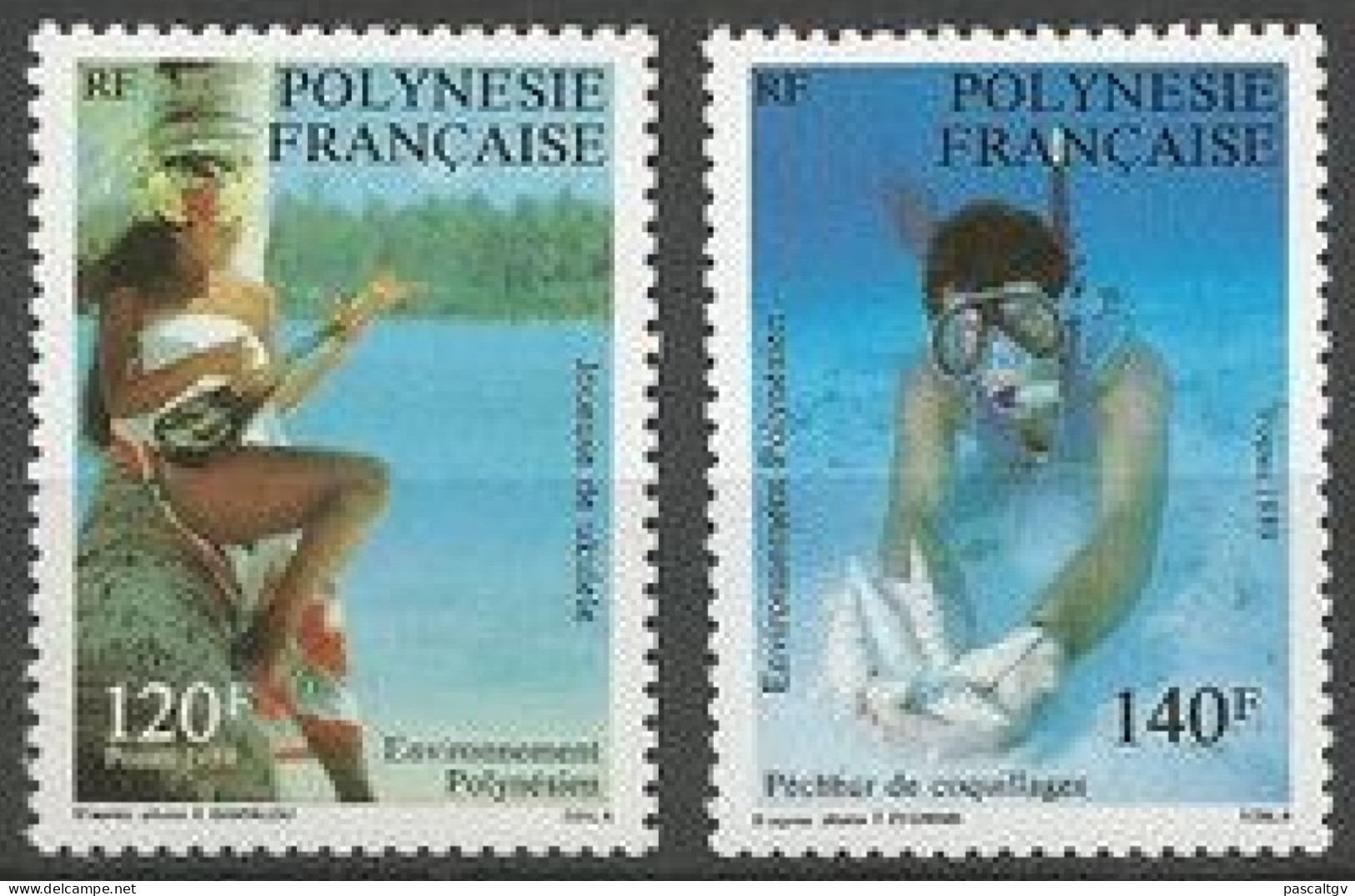 Polynésie Française - 1989 - Paire N° 331/332 ** - - Nuevos