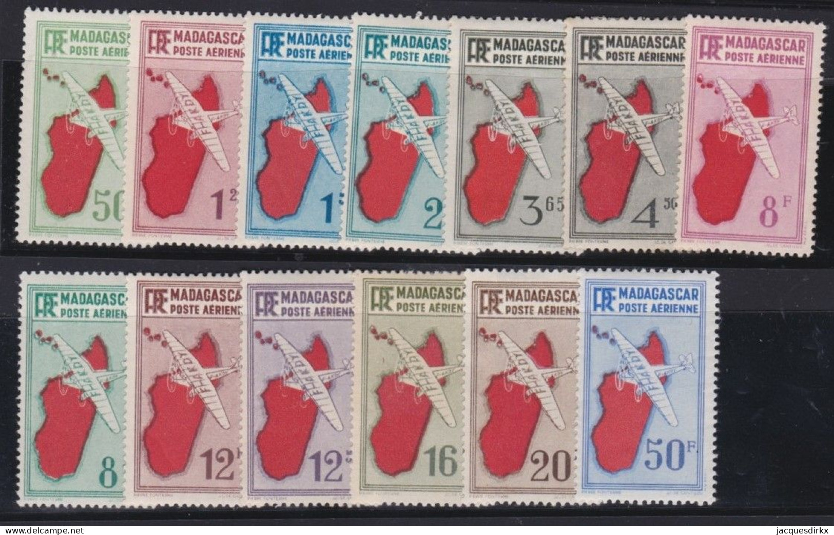 Madagascar   .  Y&T   .     PA 13 Timbres     .      *     .      Neuf Avec Gomme - Luchtpost