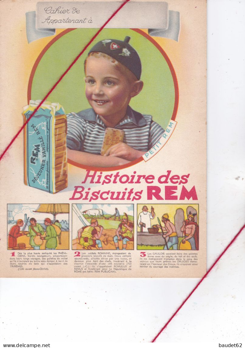 PROTEGE CAHIERS BISCUITS  REM - Alimentaire