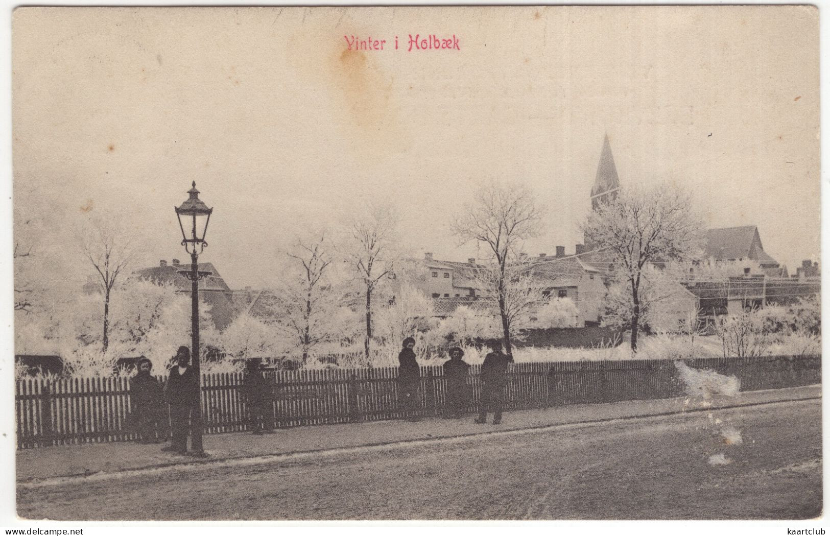 Vinter I Holbaek - (Danmark) - 1906 - (W.K.F. 2318) - Danemark