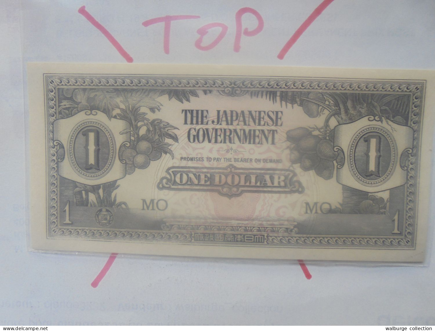 MALAYSIE (Occupation Japonaise WWII) 1$ ND 1942 Neuf (B.33) - Malaysie