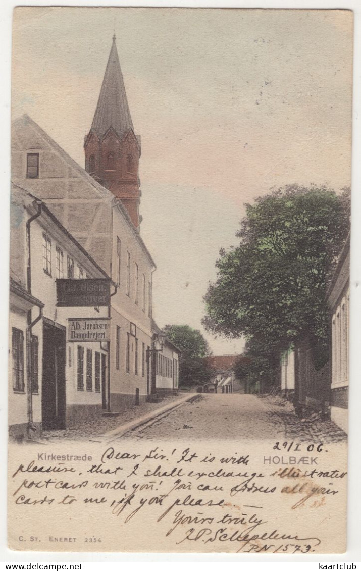 Kirkestraede  Holbaek - (Danmark) - 1906 - (C. St. 1154) - Danemark