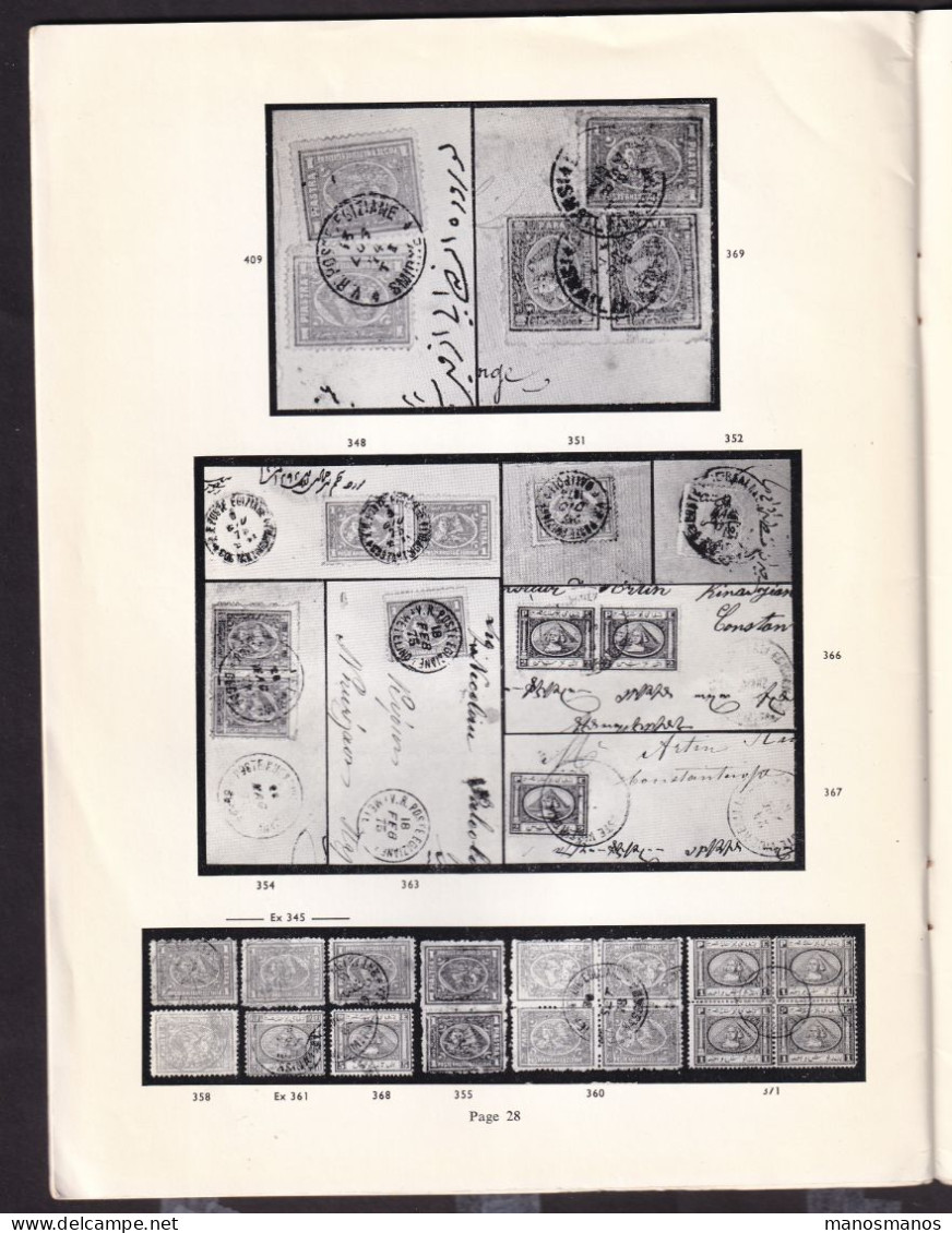 DDEE 929 -- EGYPT Famous Collections COTTA And KEHR - Auction Catalogue 32 Pg - Robson Lowe London 1965 - Cover Loose - Cataloghi Di Case D'aste