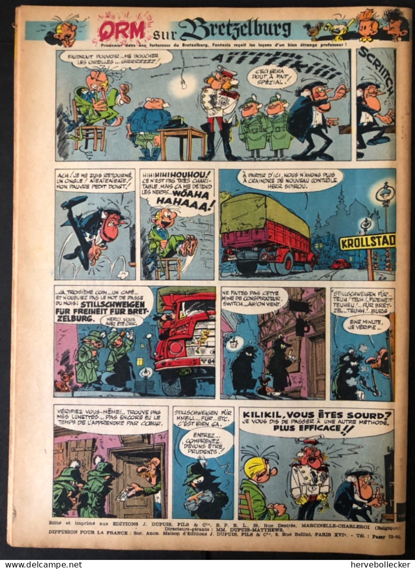Spirou Hebdomadaire N° 1305 - 1963 - Spirou Magazine