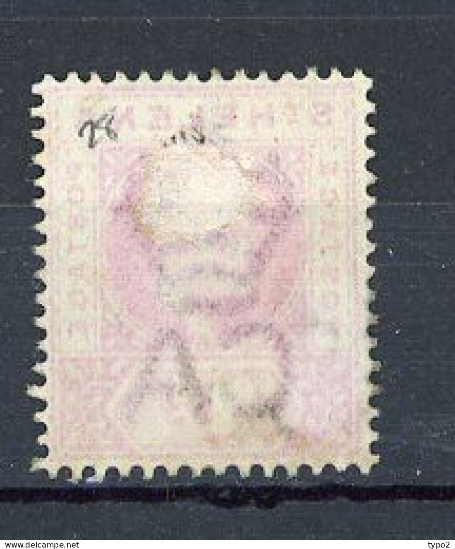 ST. HELENA  Yv. N° 28 Fil CA  (o) 1p Rouge  Cote  2 Euro BE   2 Scans - Other & Unclassified