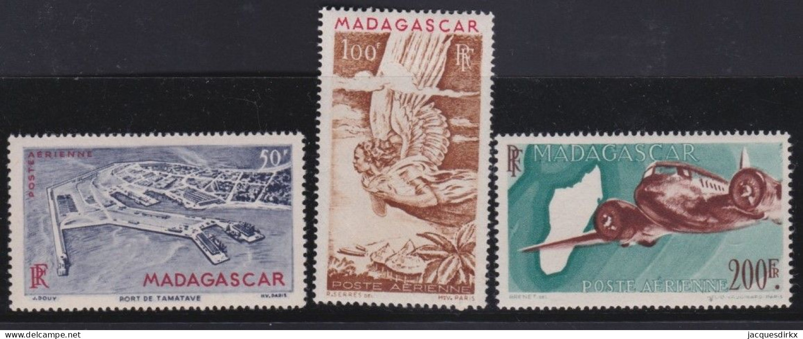 Madagascar   .  Y&T   .     PA  63/64A     .      *     .      Neuf Avec Gomme - Poste Aérienne