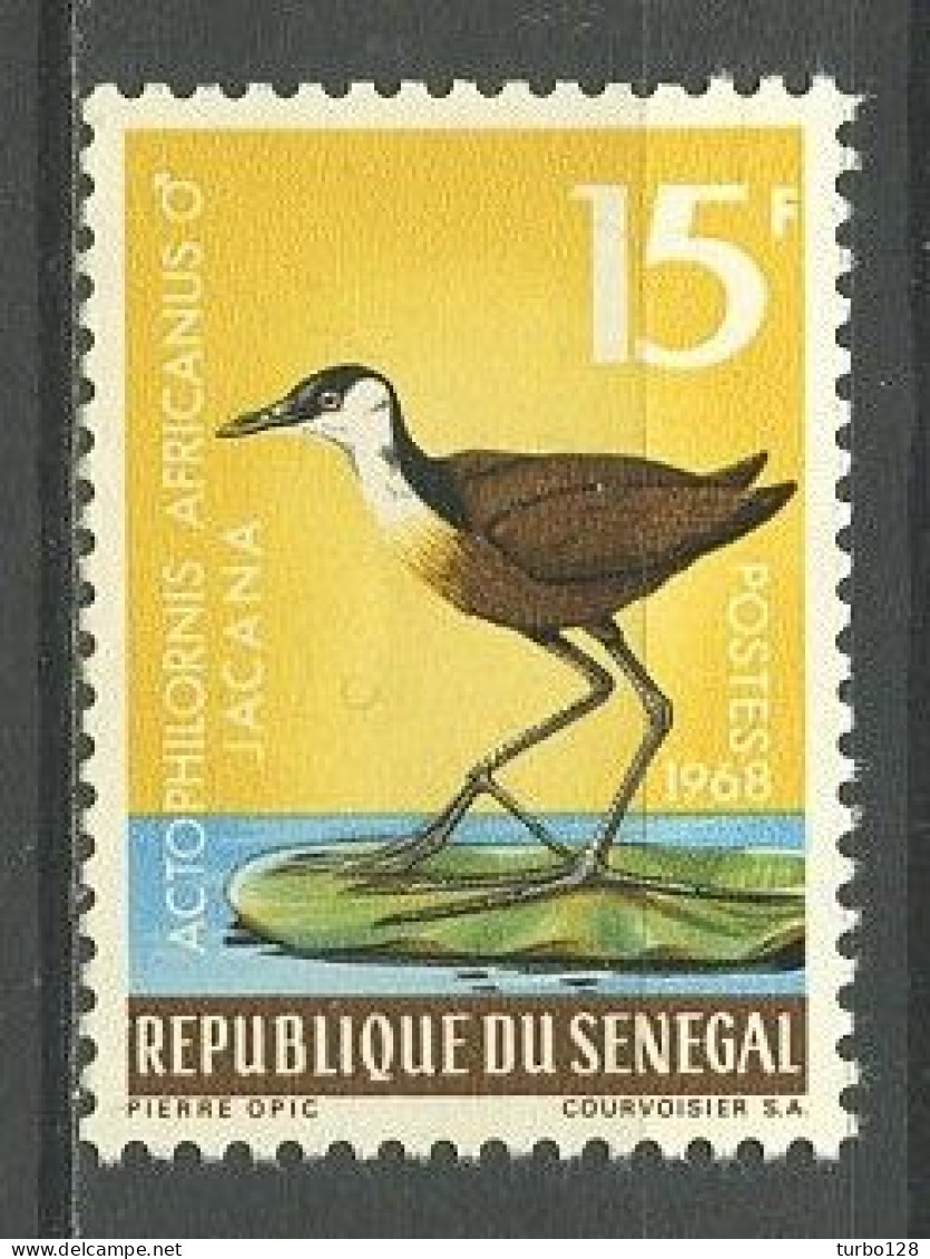 SENEGAL 1968 N° 310 ** Neuf MNH Superbe Faune Oiseau Bird Jacana Animaux - Sénégal (1960-...)