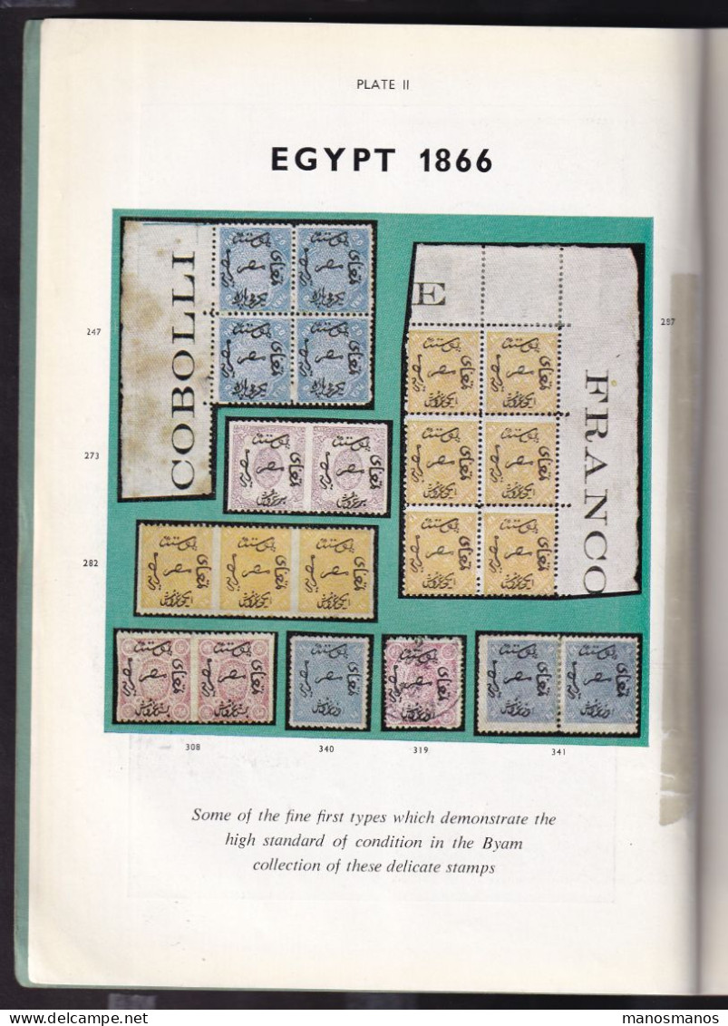 DDEE 930 -- EGYPT Exceptional Collection Dr. William Byam - Auction Catalogue 126 Pg - Robson Lowe London 1961 - Catalogues De Maisons De Vente