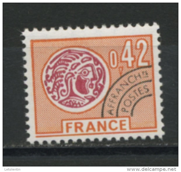 FRANCE -  PRÉOBLITÉRÉ MONNAIE GAULOISE - N° Yvert  134** - 1964-1988