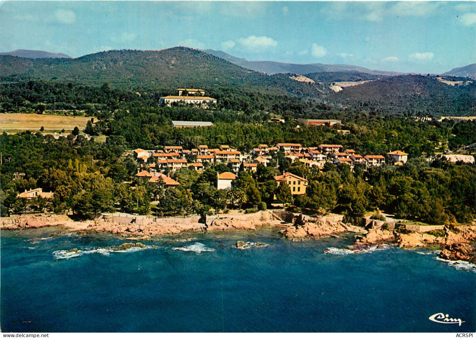   VAR TOULON BOULOURIS VUE GENERALE AERIENNE AU 1ER PLAN LES CHENES VERTES (scan Recto-verso) KEVREN0508 - Boulouris