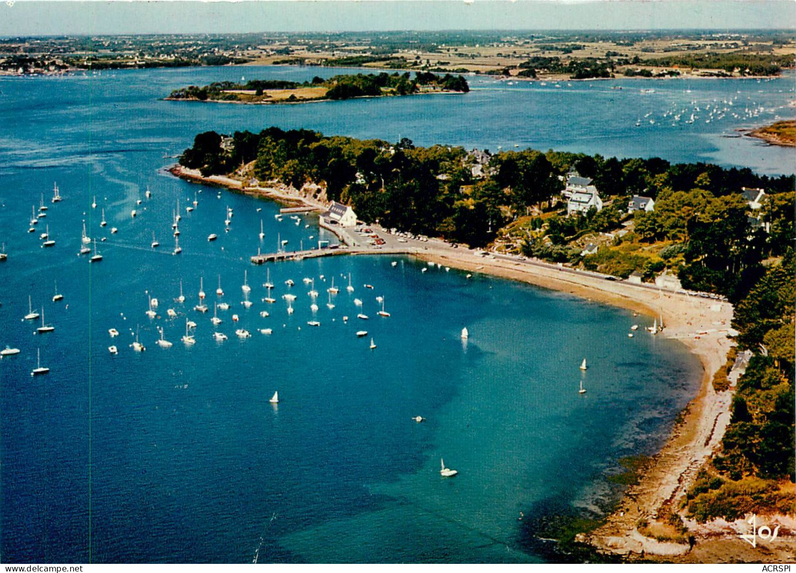 MORBIHAN ARRADON LA POINTE D'ARRADON ET LA PLAGE (scan Recto-verso) KEVREN0555 - Arradon