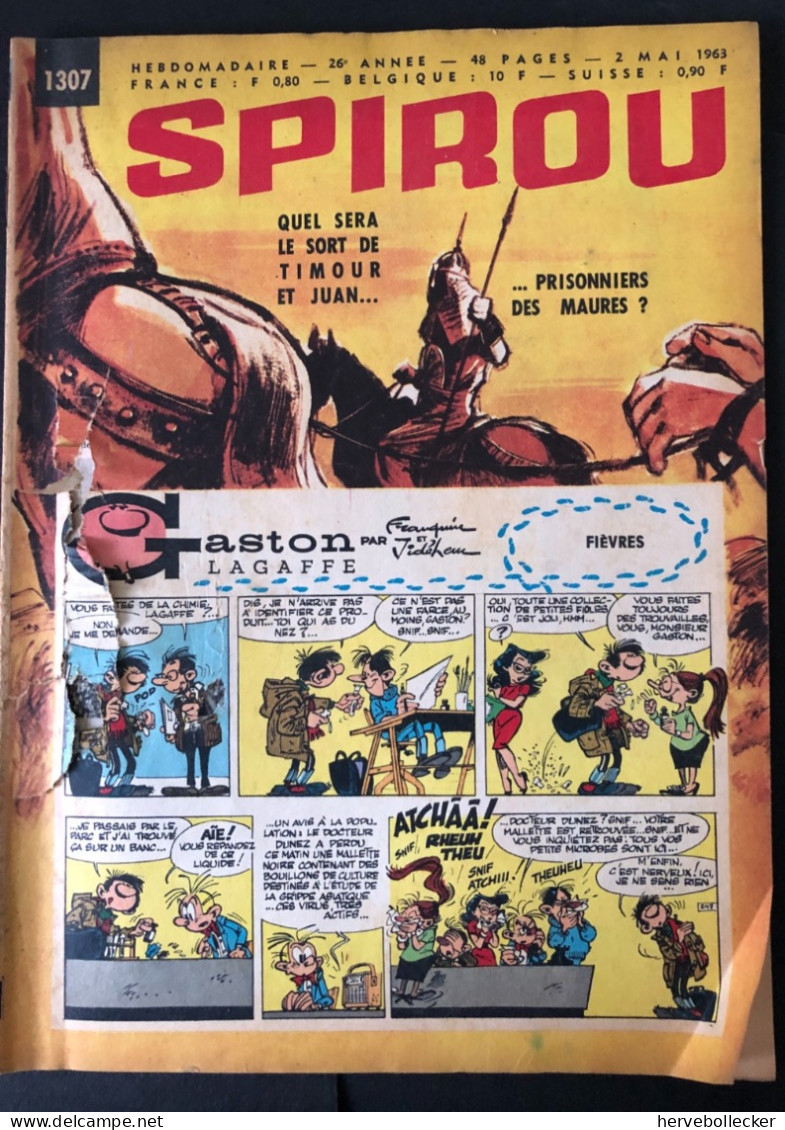 Spirou Hebdomadaire N° 1307 - 1963 - Spirou Magazine