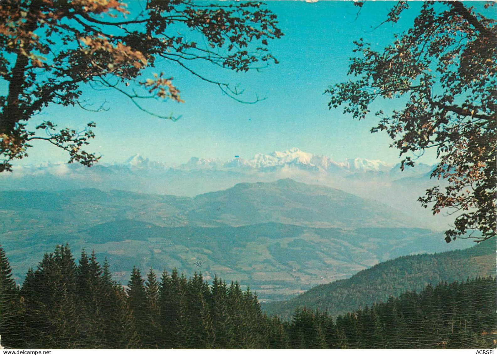 HAUTE SAVOIE BOEGE ERMITAGE DE N D DES VOIRONS  VUE SUR LES VALLEE ET LE MONT BLANC (scan Recto-verso) KEVREN0573 - Boëge