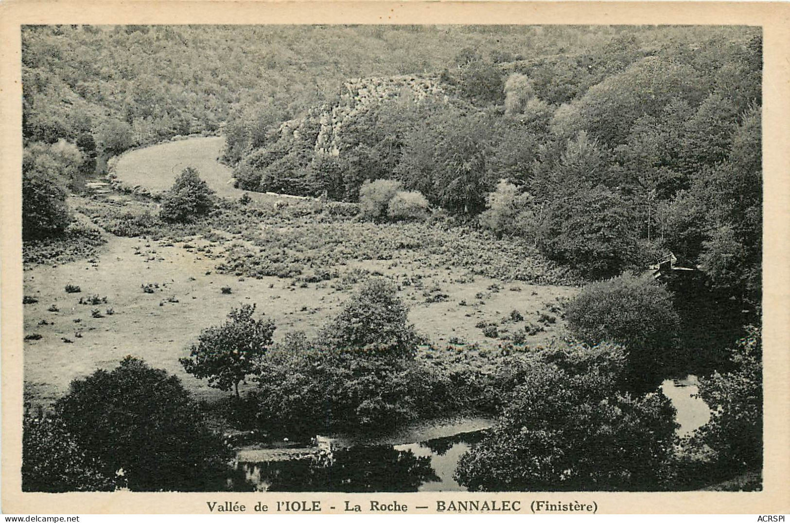 FINISTERE BANNALEC VALLEE DE L'IOLE LA ROCHE(scan Recto-verso) KEVREN0570 - Bannalec