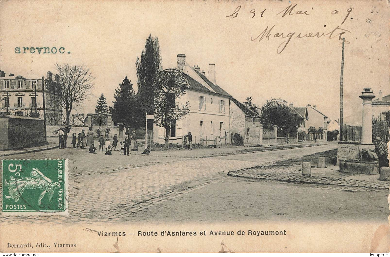 D5584 Viarmes Route D'Asnières Et Avenue De Royaumont - Viarmes