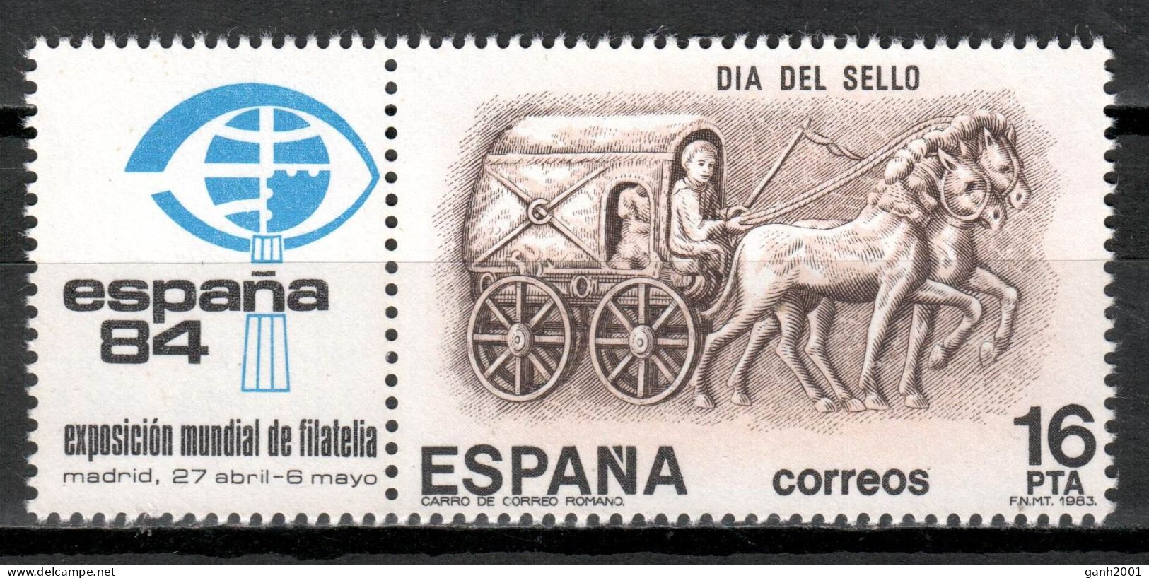 Spain 1983 España / Stamp Day MNH Día Del Sello Tag Der Briefmarke / Mf27  36-5 - Día Del Sello