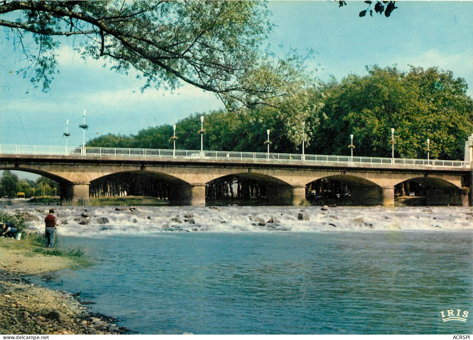 LANDES AIR SUR L'ADOUR LE PONT ET LES BORDS DE L'ADOUR(scan Recto-verso) KEVREN0587 - Aire