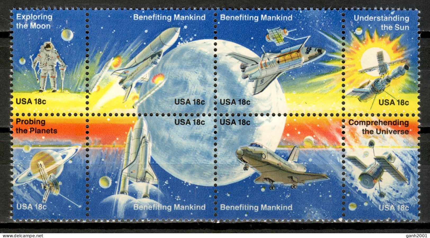 United States 1981 USA / Space Astronomy MNH Astronomia Espacio Astronomie / Kp28  36-6 - Astrologie