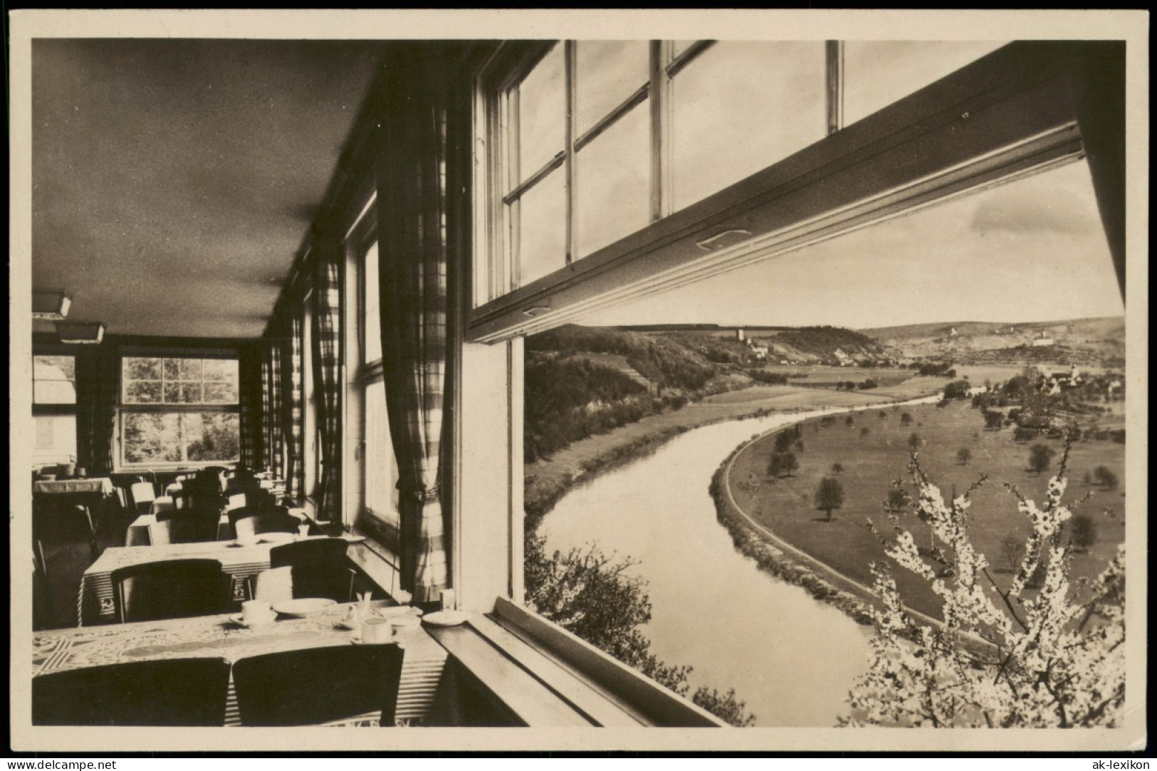 Ansichtskarte Bad Wimpfen Kurhotel Mathildenbad Terrassen Mit Aussicht 1929 - Bad Wimpfen