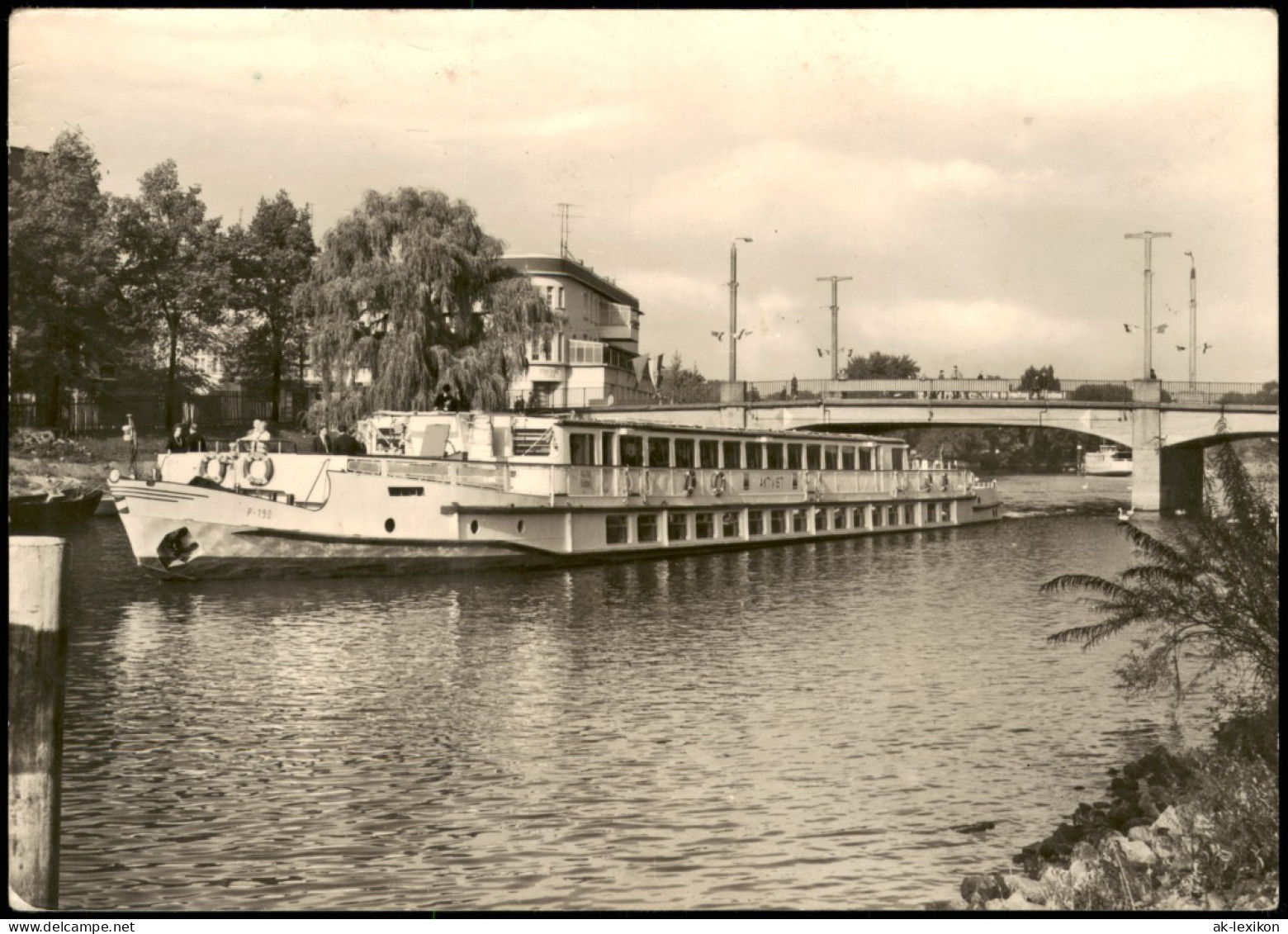 Ansichtskarte Brandenburg An Der Havel Brücke, Ausflugsdampfer 1986 - Brandenburg