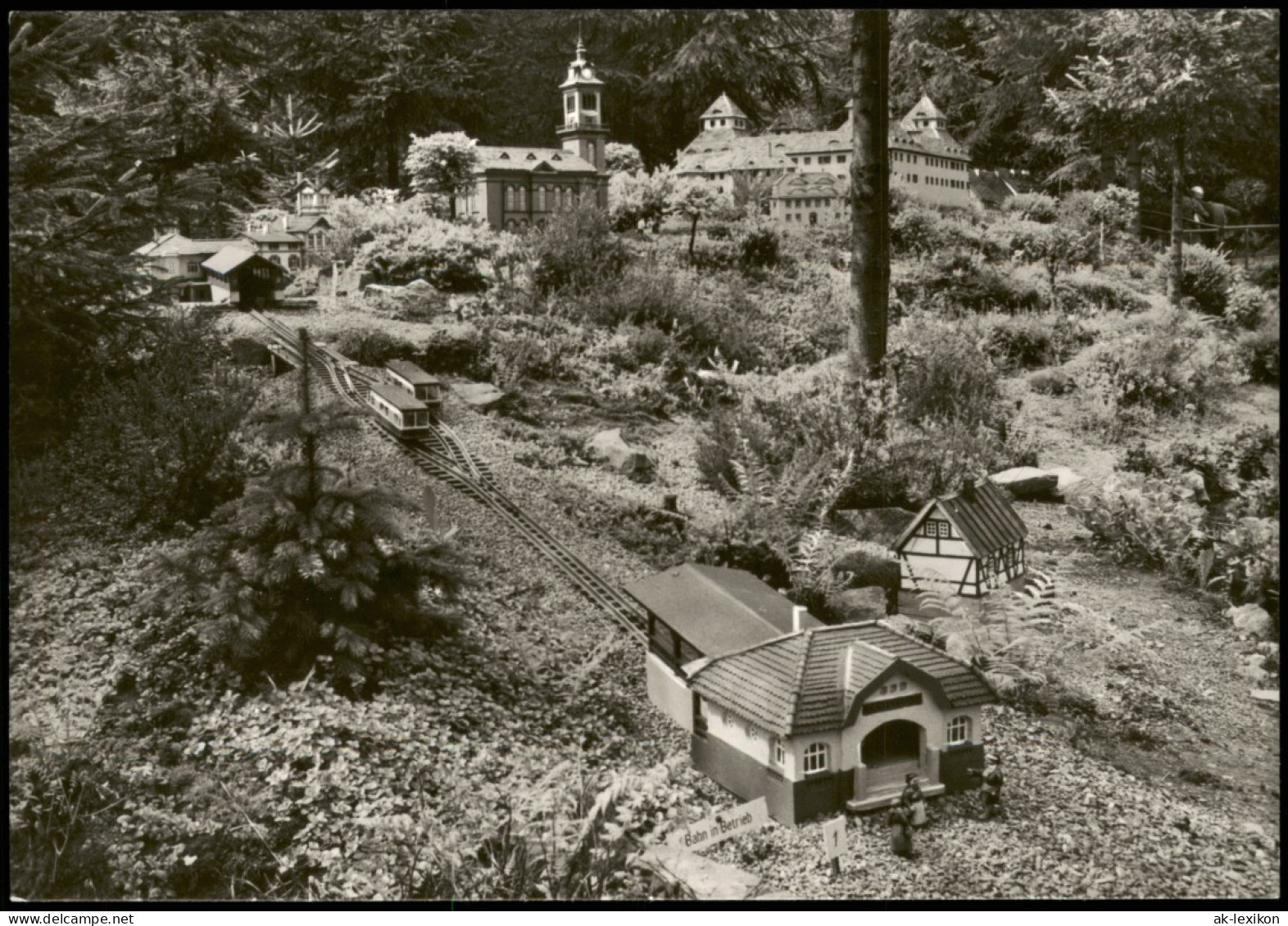 Ansichtskarte Oederan Miniaturpark Klein-Erzgebirge Augustusburg 1979 - Oederan