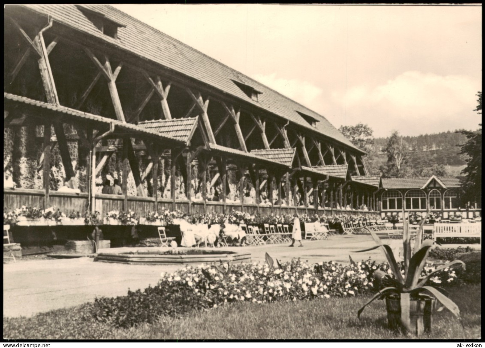 Ansichtskarte Bad Salzungen Gradierwerk Mit Solebrunnen Zur DDR-Zeit 1963 - Bad Salzungen