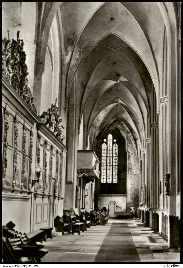 Ansichtskarte Greifswald Dom St. Nikolai Innenansicht Zur DDR-Zeit 1972 - Greifswald