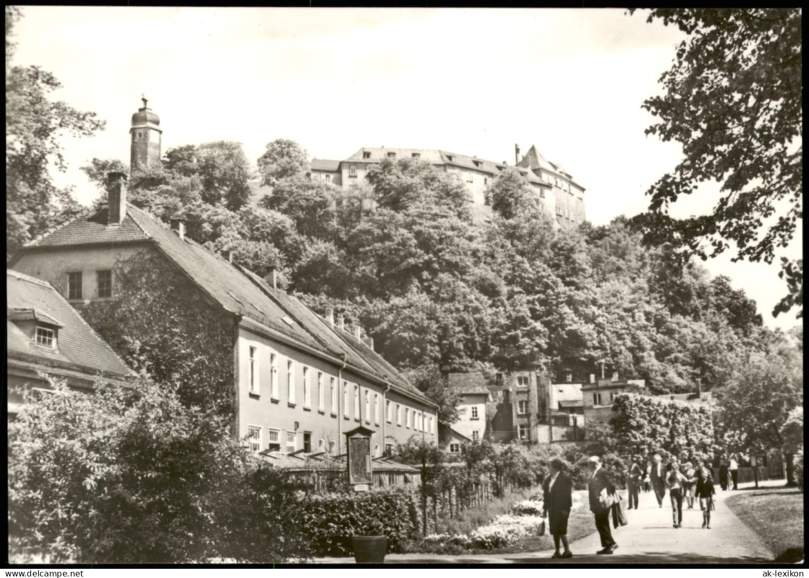 Ansichtskarte Greiz Blick Zum Oberen Schloß 1974 - Greiz