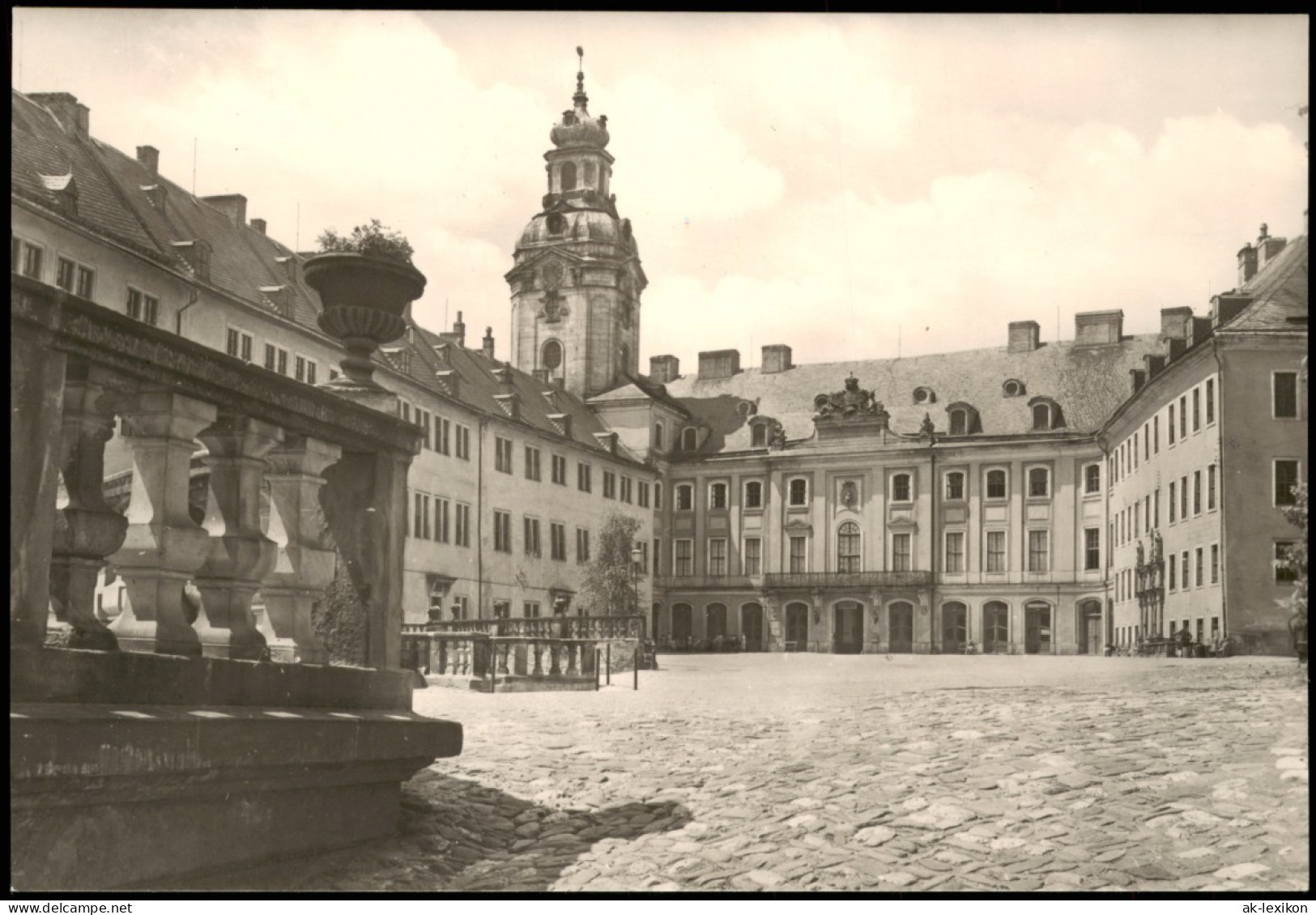 Ansichtskarte Rudolstadt Schloss Heidecksburg Schloss-Hof DDR Postkarte 1975 - Rudolstadt