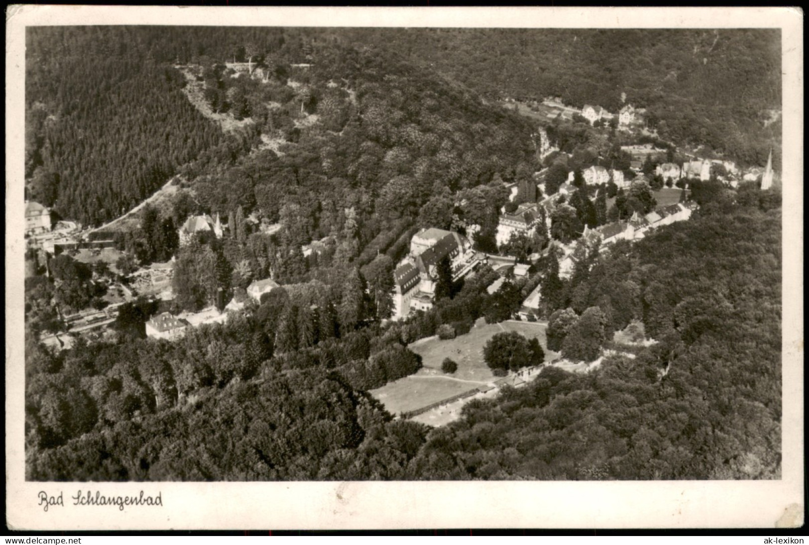 Ansichtskarte Schlangenbad Luftbild, Fliegeraufnahme 1938 - Schlangenbad