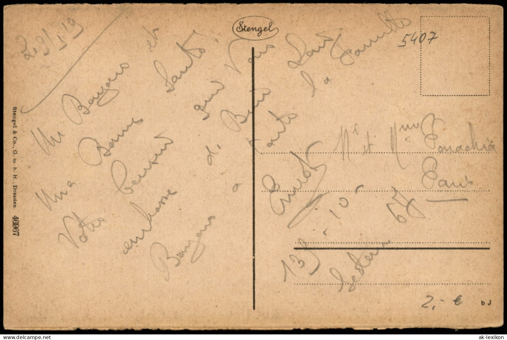 Ansichtskarte Boppard Panorama-Ansicht Rhein Tal 1919 - Boppard