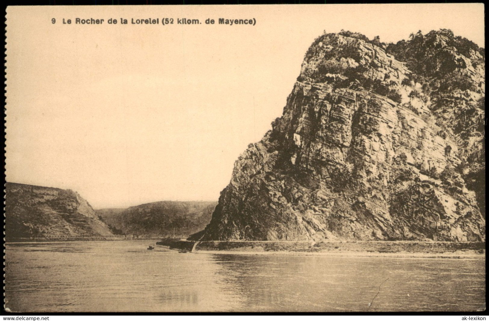 St. Goarshausen 9 Le Rocher De La Lorelei Loreleyfelsen Am Rhein 1920 - Loreley