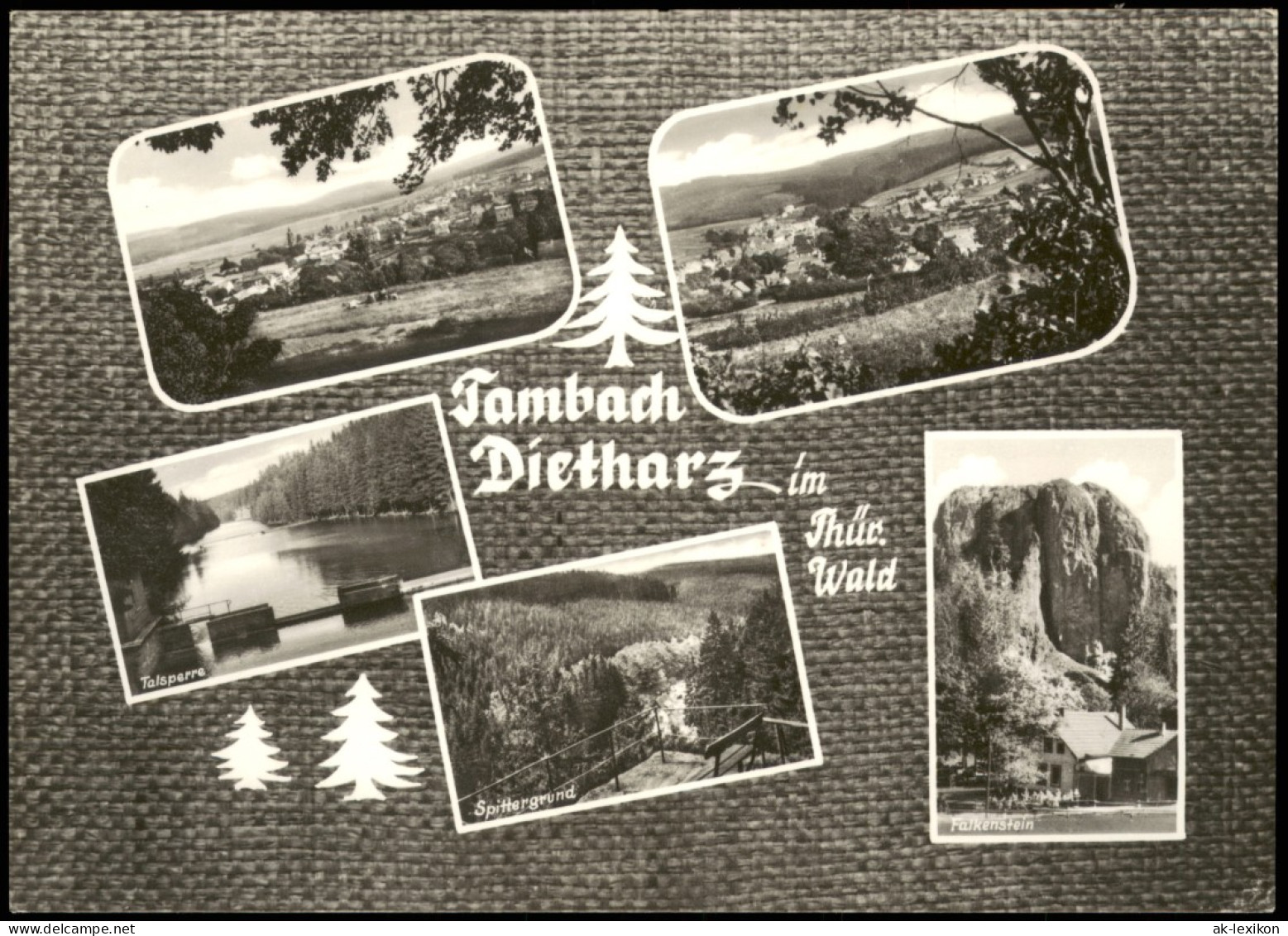 Tambach-Dietharz DDR Mehrbild-AK Mit Orts- Und Umland-Ansichten 1966 - Tambach-Dietharz