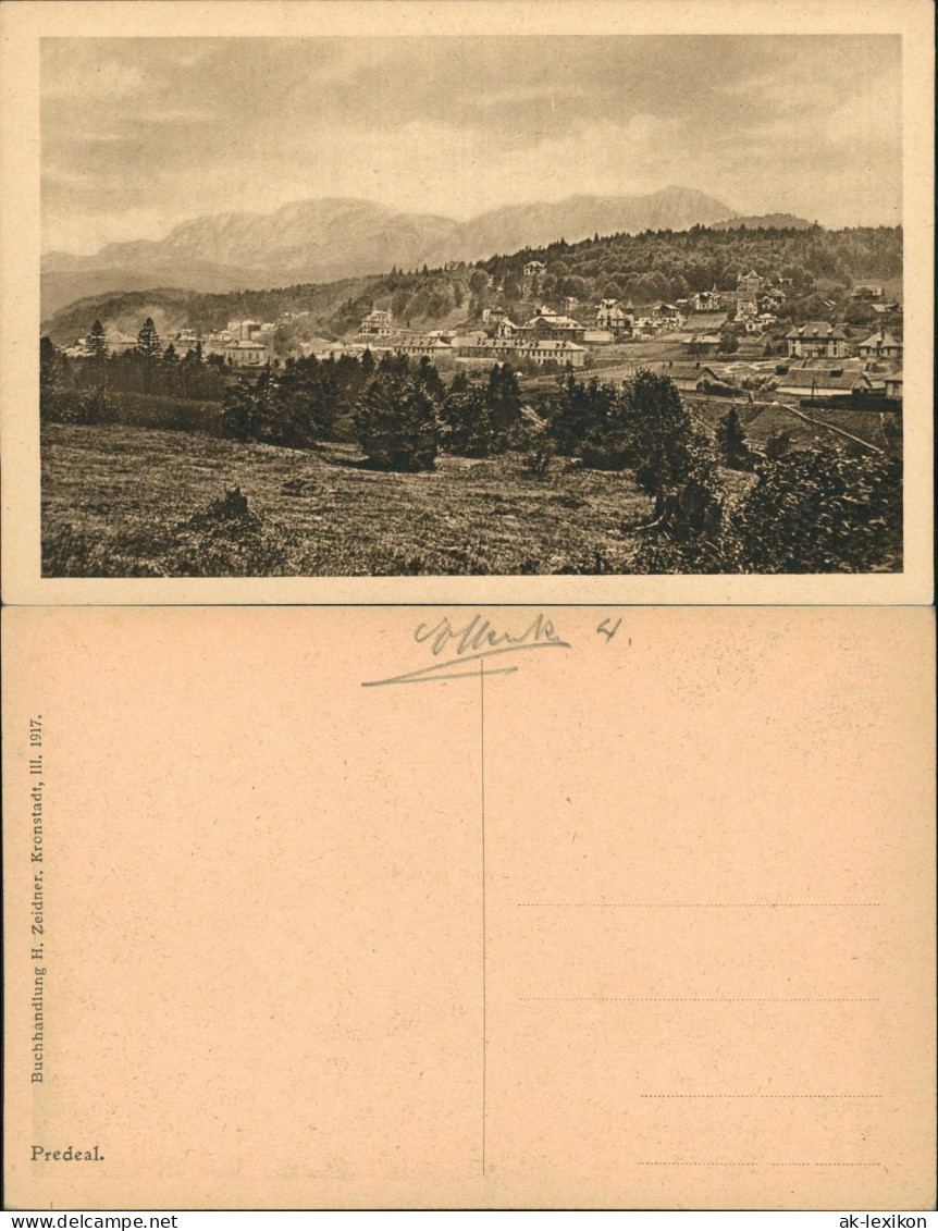 Postcard Predeal Predeal Blick Auf Die Stadt Sibiu - Siebenbürgen 1917 - Rumänien