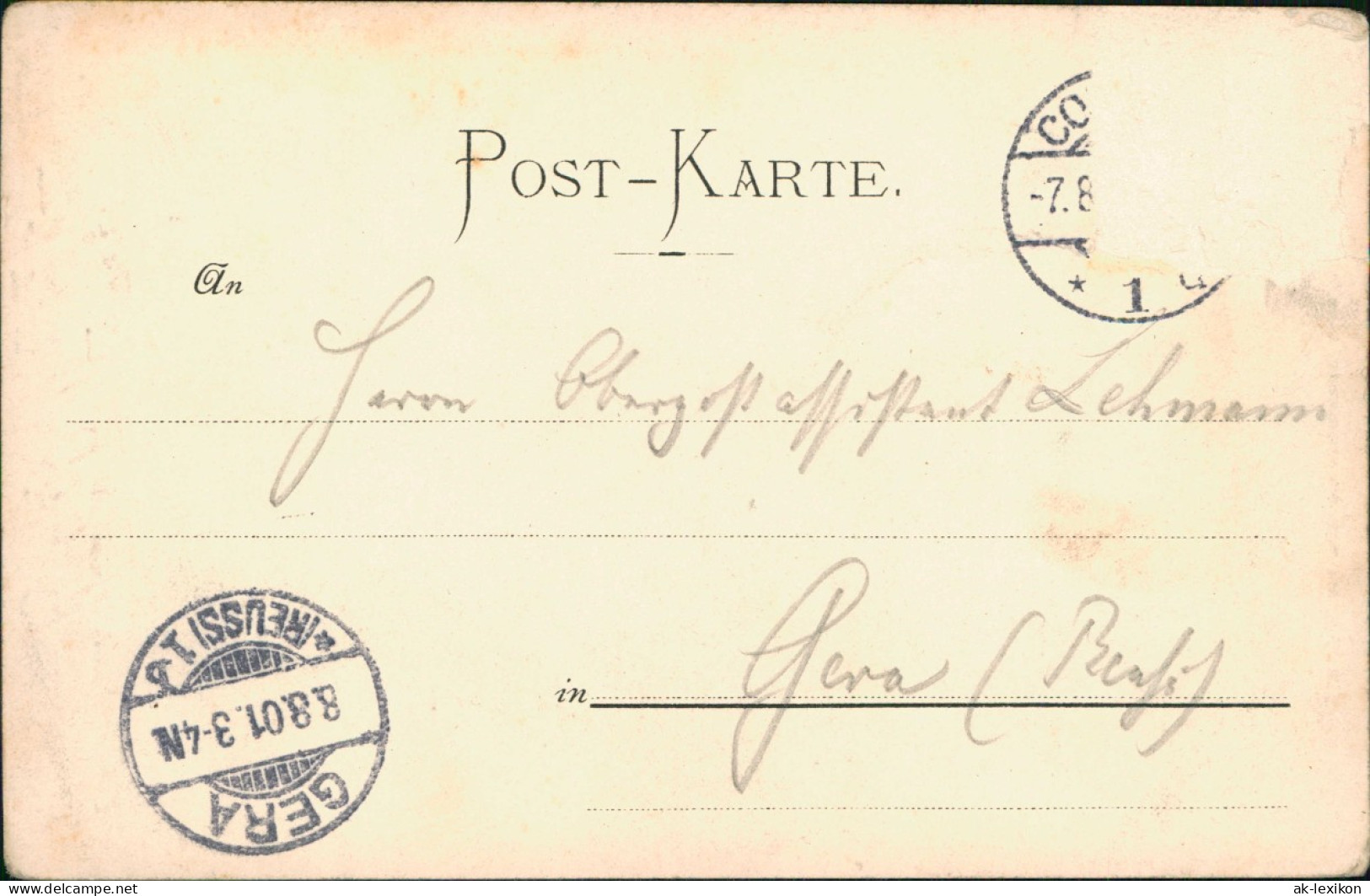 Ansichtskarte Königswinter Drachenfels Aus Der Ferne 1901 - Koenigswinter