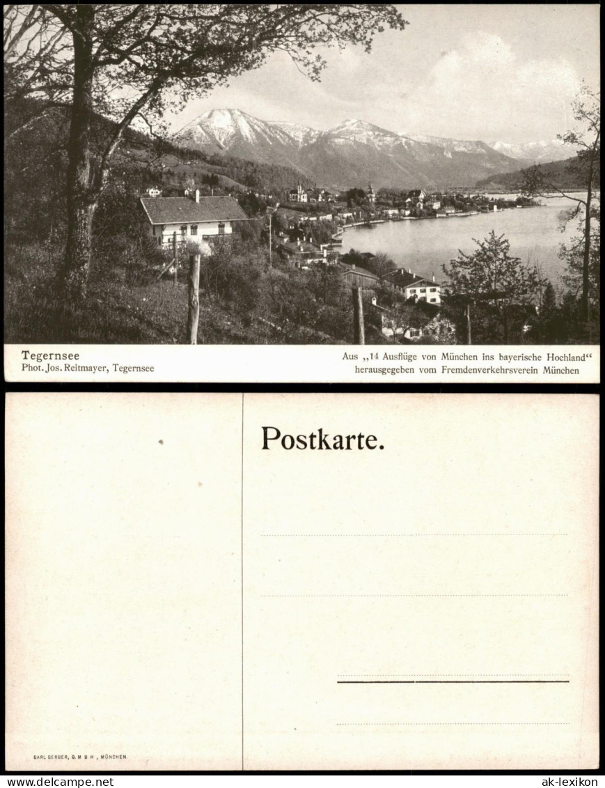 Ansichtskarte Tegernsee (Stadt) Haus Am Hang - Stadt 1922 - Tegernsee