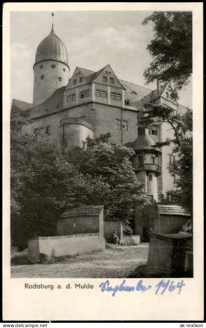 Ansichtskarte Rochsburg-Lunzenau Schloss Rochsburg - Eingang 1963 - Lunzenau