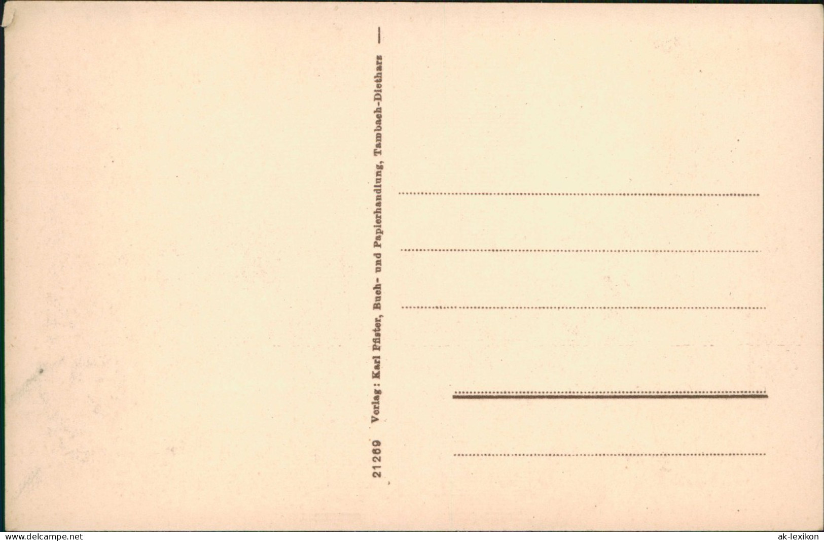 Ansichtskarte Tambach-Dietharz Totale 1915 - Tambach-Dietharz