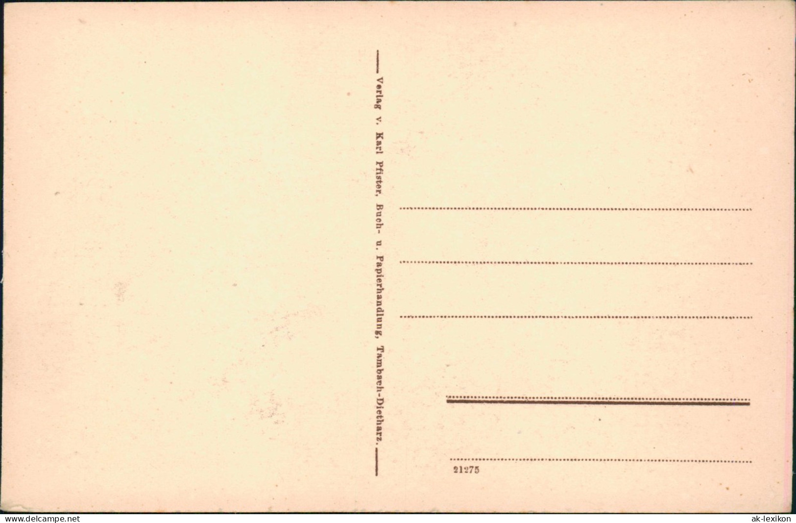 Ansichtskarte Tambach-Dietharz Waldstrasse. 1924 - Tambach-Dietharz