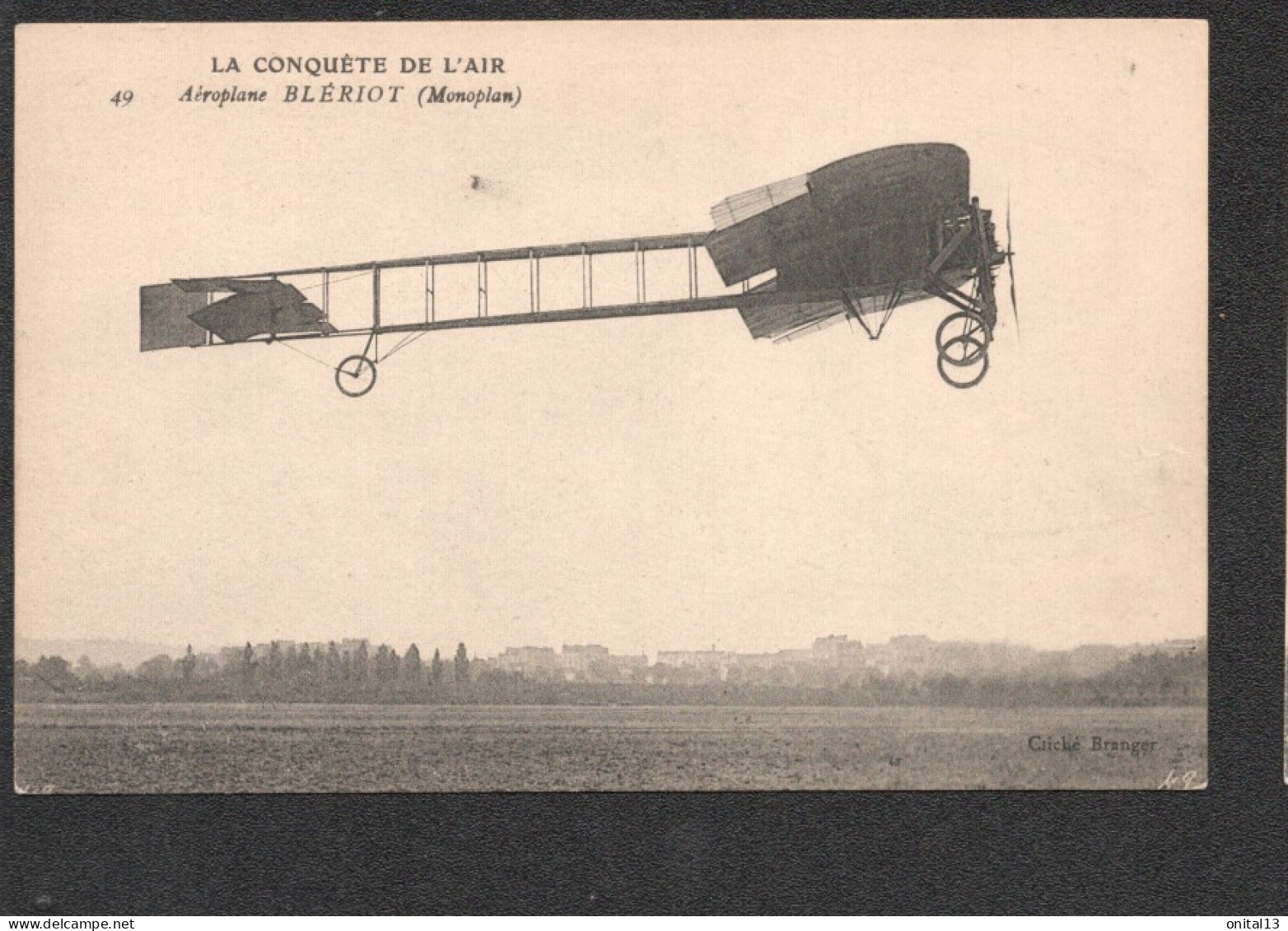 AEROPLANE  BLERIOT / MONOPLAN LA CONQUETE DE L'AIR / AVIATION      F43 - ....-1914: Precursori