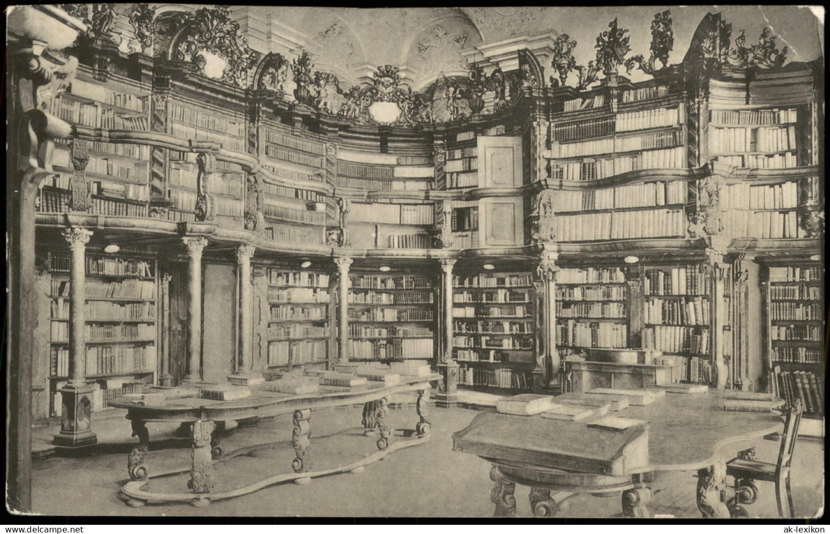 Ansichtskarte Neuburg (Donau) Inneres Der Bibliothek 1910 - Neuburg