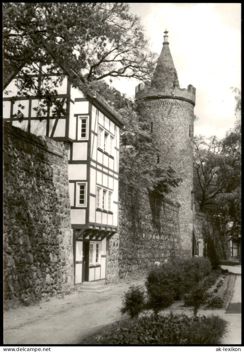 Ansichtskarte Neubrandenburg Stadtmauer Mit Wiekhaus Und Mönchenturm 1976 - Neubrandenburg